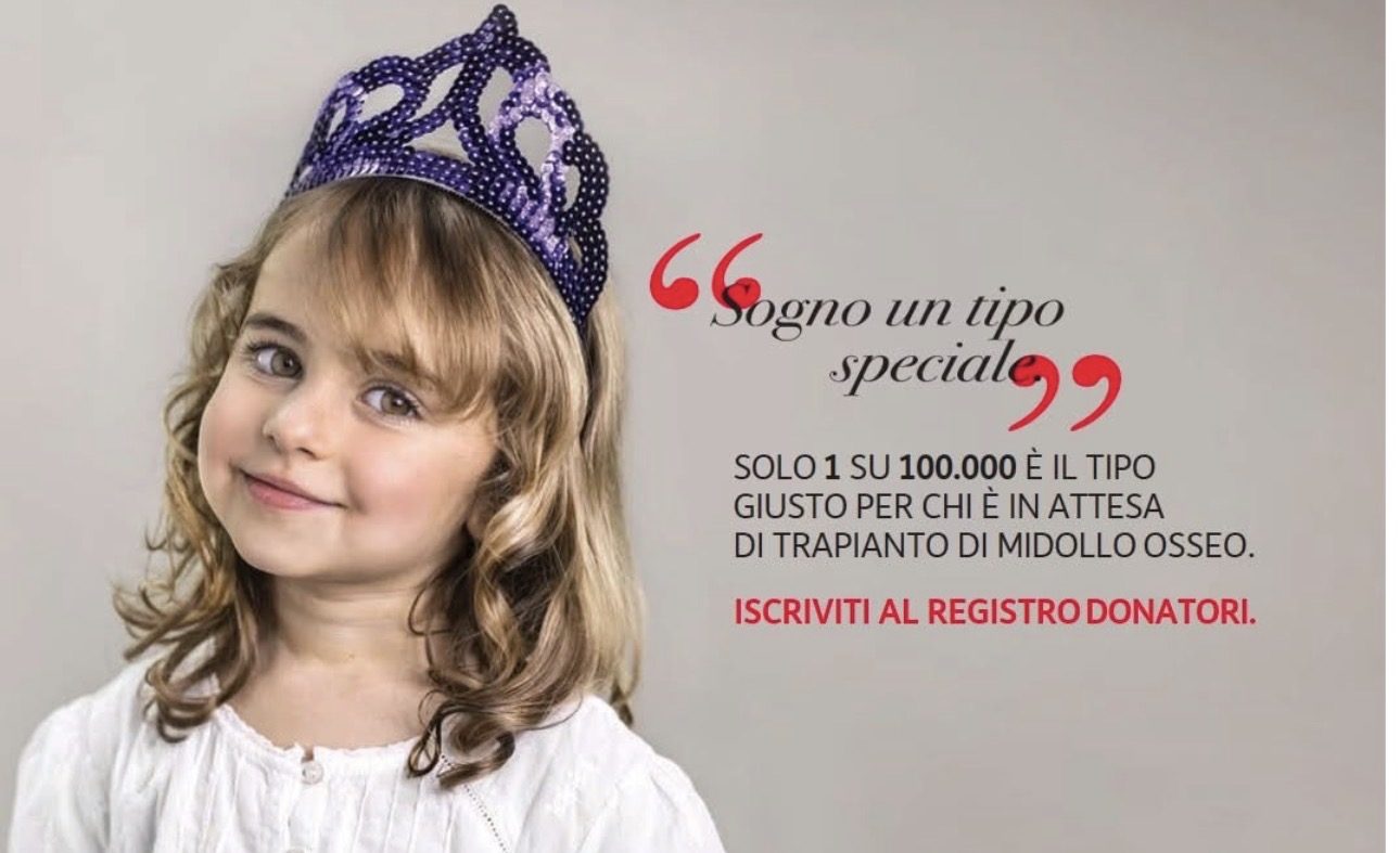 Campagna ADMO «Sogno un tipo speciale»: solo 1 persona su 100.000 è compatibile con chi attende un trapianto di midollo osseo
